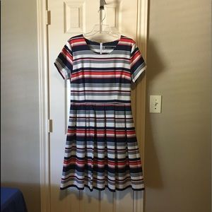 ModCloth Red-white-blue Dress size L